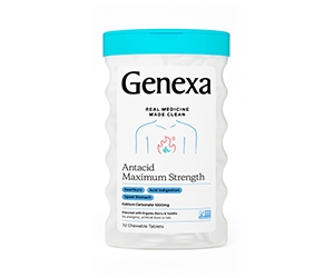 Free Antacid Maximum Strength Chewables From Genexa
