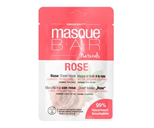 Free Rose Sheet Mask From Masque Bar Naturals