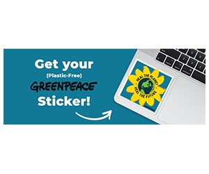 Free Greenpeace Sticker