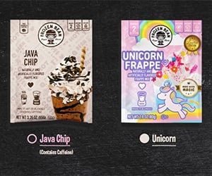 Free Java Chip Or Unicorn Frappe Mixes From Frozen Bean