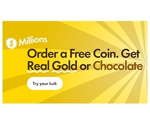 Free Real Gold or Chocolate Coin