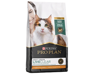 Free Purina Pro Plan LiveClear Cat Food