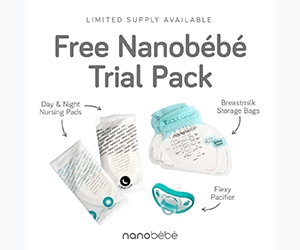 Free Nanobebe Baby Sample Kit With Pacifier, Pads And More
