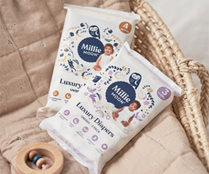 Free Millie Moon Luxury Diapers And Sensitive Wipes Samples