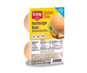 Free pack of Gluten Free Hamburger Buns by Schär