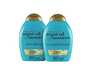 Free OGX Renewing + Argan Oil Of Morocco Shampoo & Conditioner Set