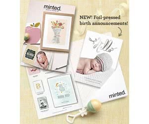 Free Birth Announcement Sample Kit And Lookbook
