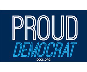 Free ”Proud Democrat” Sticker