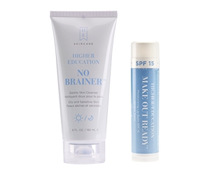 Free Lip Balm And Skin Cleanser From Higher Education Skincare