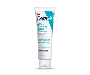 Free Acne Foaming Cream Cleanser From CeraVe