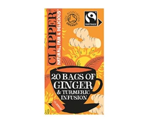 Free Ginger And Turmeric Infusion Pack From Clipper