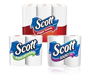 Free Scott Toilet Paper And Paper Towels