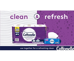 Free Cottonelle Ultra ComfortCare Toilet Paper And Wipes