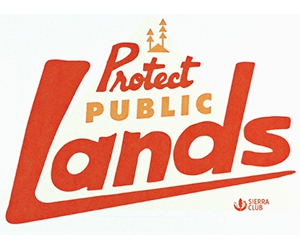 Free Protect Public Lands Sticker