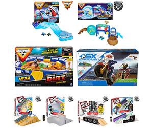 Free Monster Jam, Supercross, And Tech Deck Playsets From Spin Masters
