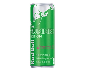 Free Summer Catch Dragon Fruit Energy Drink From Red Bull