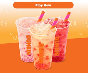Popping Bubbles Instant Win Game from Dunkin'