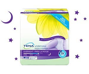 Free TENA Overnight Protection Kit