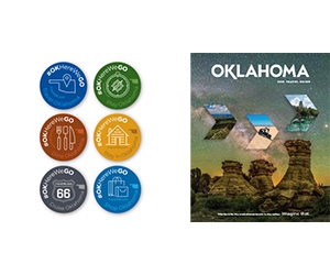 Free Oklahoma Travel Guide & Map Kit + #OKHereWeGO Sticker Pack