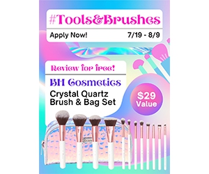 Free Crystal Quartz 12 Piece Brush Set And Bag From BH Cosmetics