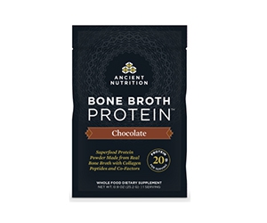 Free Ancient Nutrition Bone Broth Protein Chocolate Packet