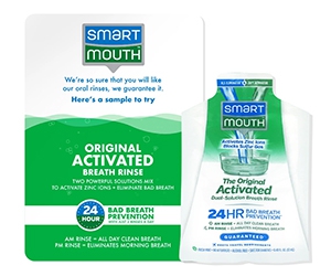 Free SmartMouth Mouthwash Sample
