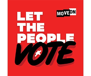 Free ”Let the People Vote” sticker
