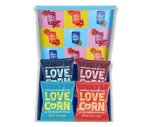 Free Love Corn Snacks Pack
