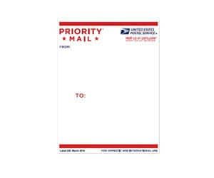 Free Priority Mail Address Labels x10 Packs