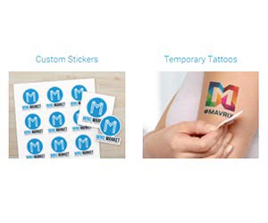 Free Custom Stickers & Temporary Tattoos