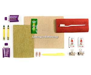 Free Crypton Fabric Swatch and Cleaning Solution Test Kit