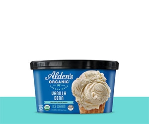 Free Alden's Organic Ice Cream And Stickers