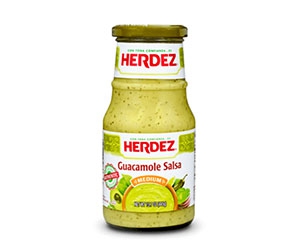 Free x4 Herdez Guacamole Salsa Samples