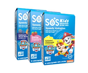 Free SOS Hydration Kid's Electrolyte Drink Mix Pack