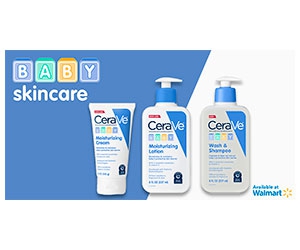 Free CeraVe Baby Moisturizing Cream, Wash, Shampoo Or Lotion