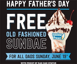 Free Sundae For Dads On June 19th